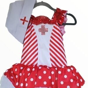 Curtain call costumes E873 Wish You Well Nurse costume Medical sz CME
